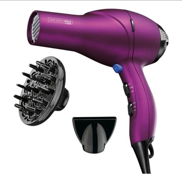 InfinitiPRO by Conair Quick Styling Salon Hair Dryer 3-Heat & 2-Speed setting. - Picture 4 of 5